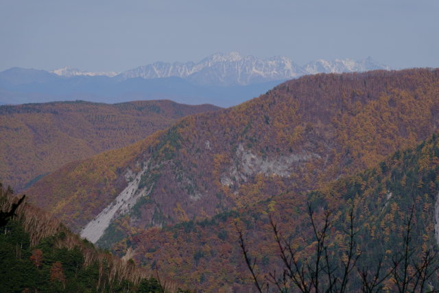 北沢峠からの北アルプス