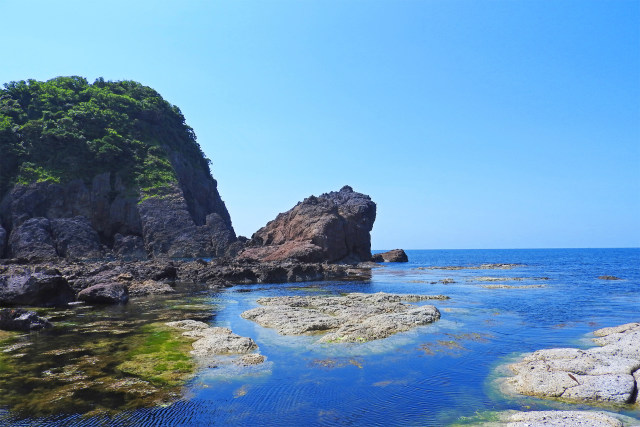 今子浦-初夏-カエル岩