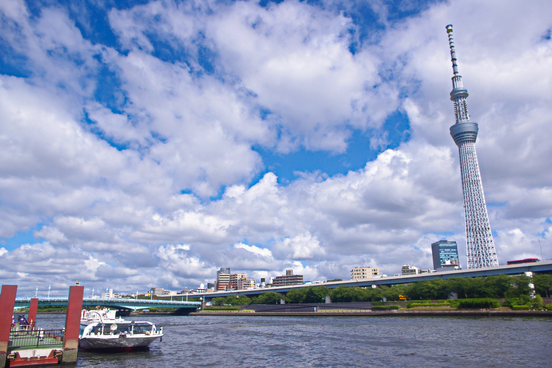 日本の風景 隅田川夏景色 壁紙19x1280 壁紙館