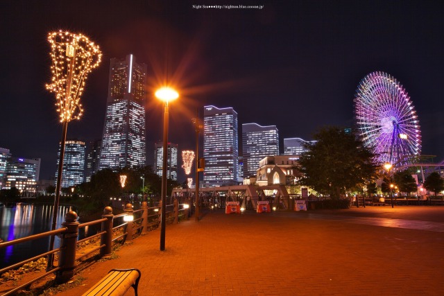 横浜の夜