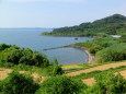 晩夏の海岸風景