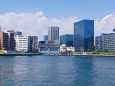 隅田川 水門のある風景