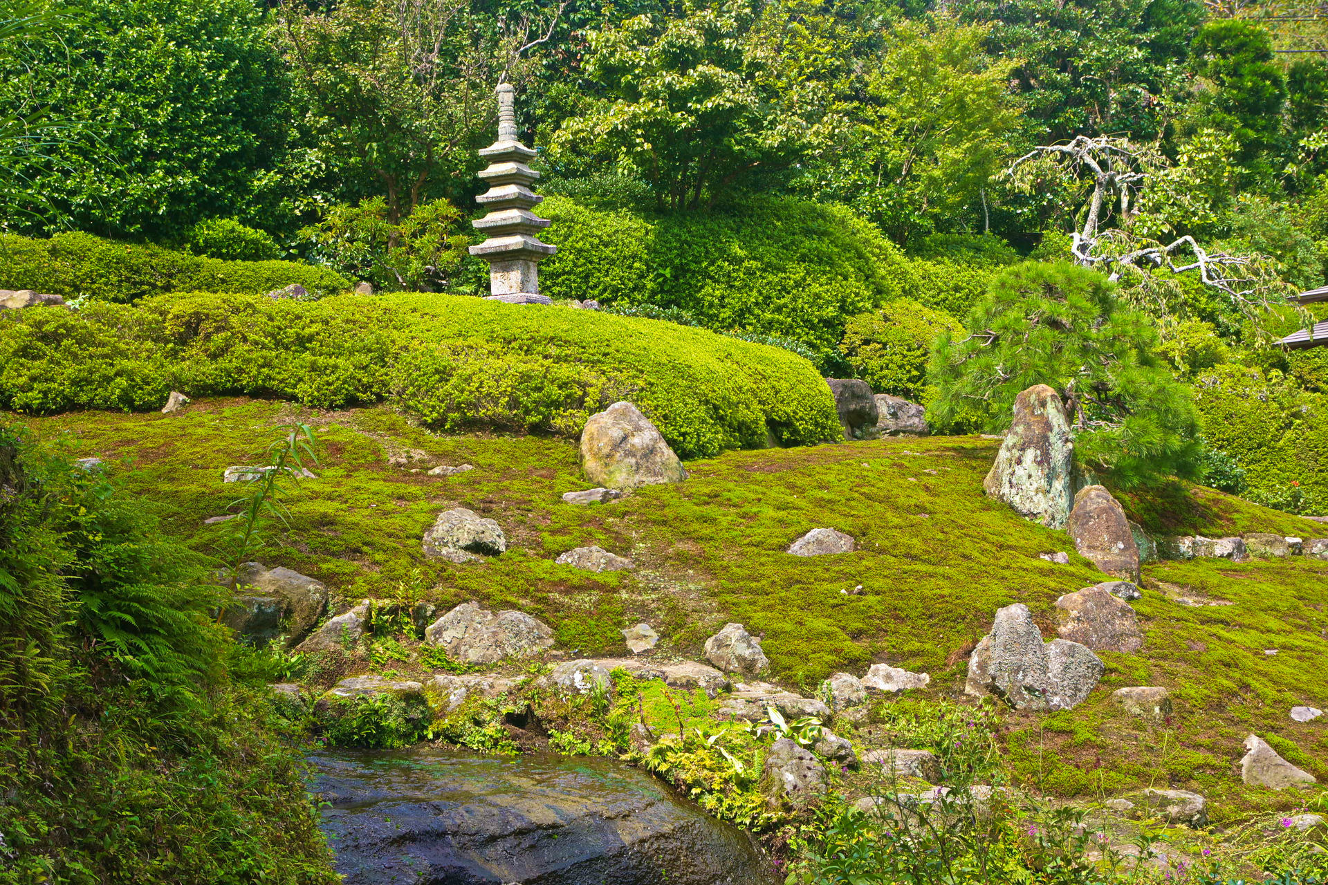日本の風景 鎌倉 海蔵寺の日本庭園 壁紙19x1280 壁紙館