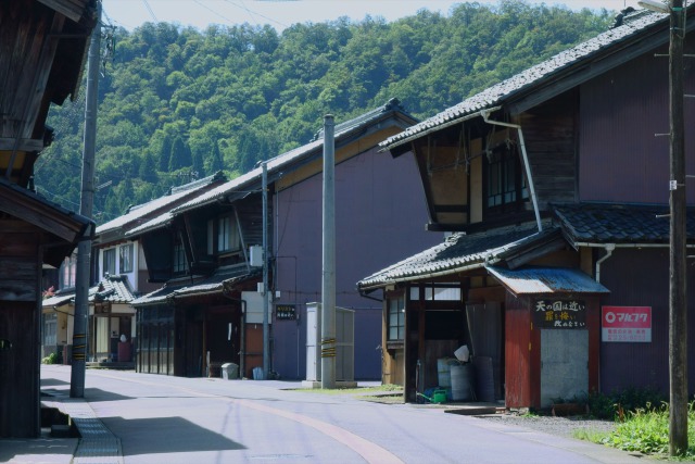 宿場町の古い家並み#1