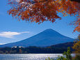 富士山と紅葉