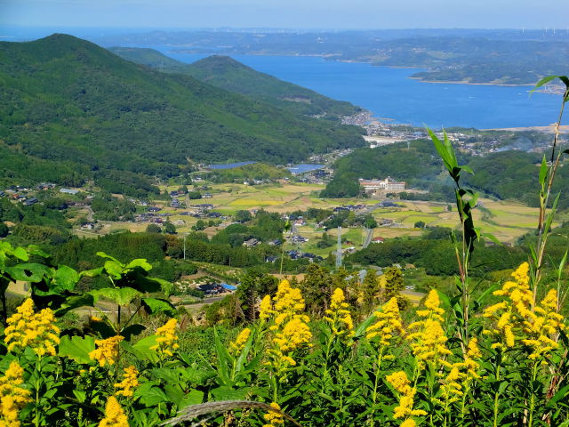 峠道からの展望