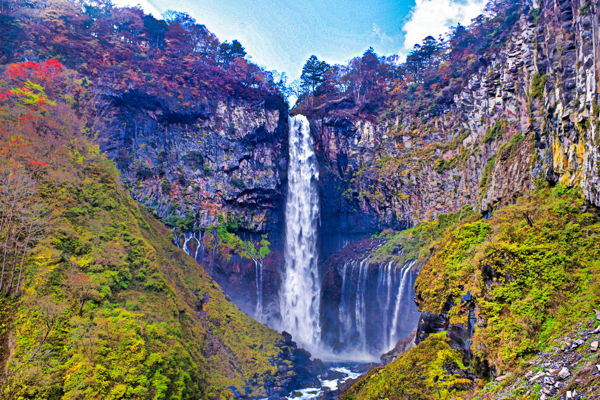 日本の風景 華厳の滝 壁紙19x1280 壁紙館