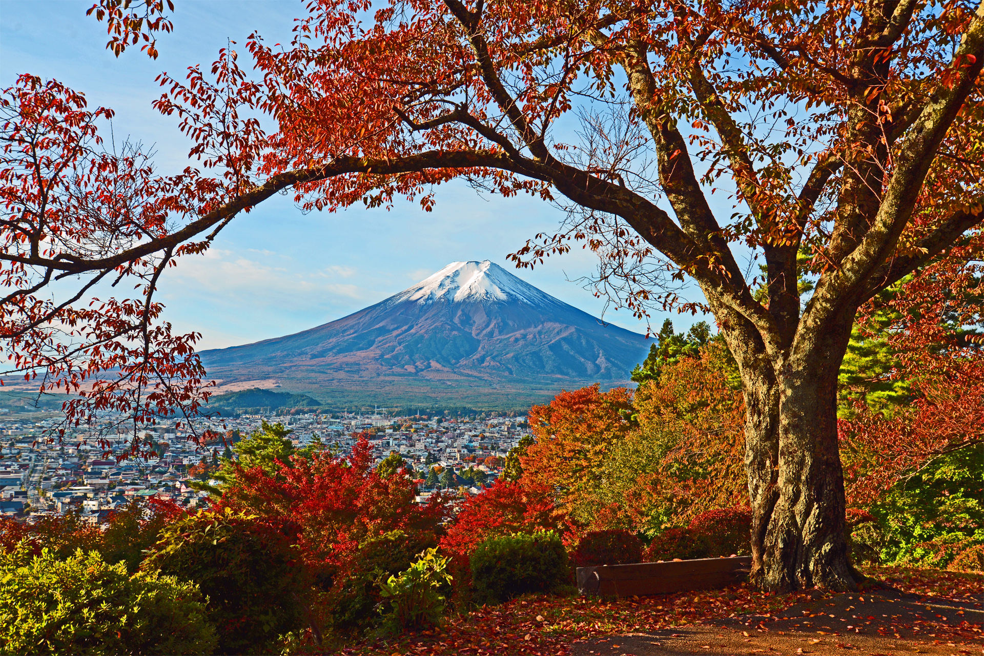 日本の風景 秋の富士山 壁紙19x1280 壁紙館