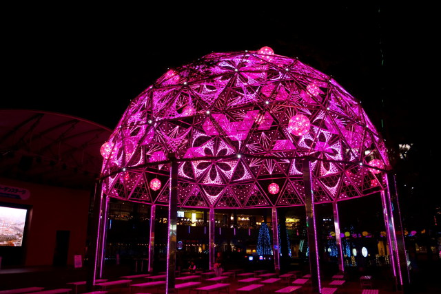東京ドームシティーのイルミ