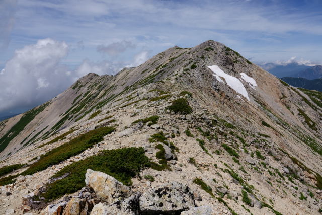 薬師岳稜線