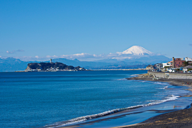 富士山と江の島