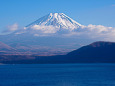 本栖湖からの富士山