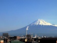 新幹線の車窓から見た富士山