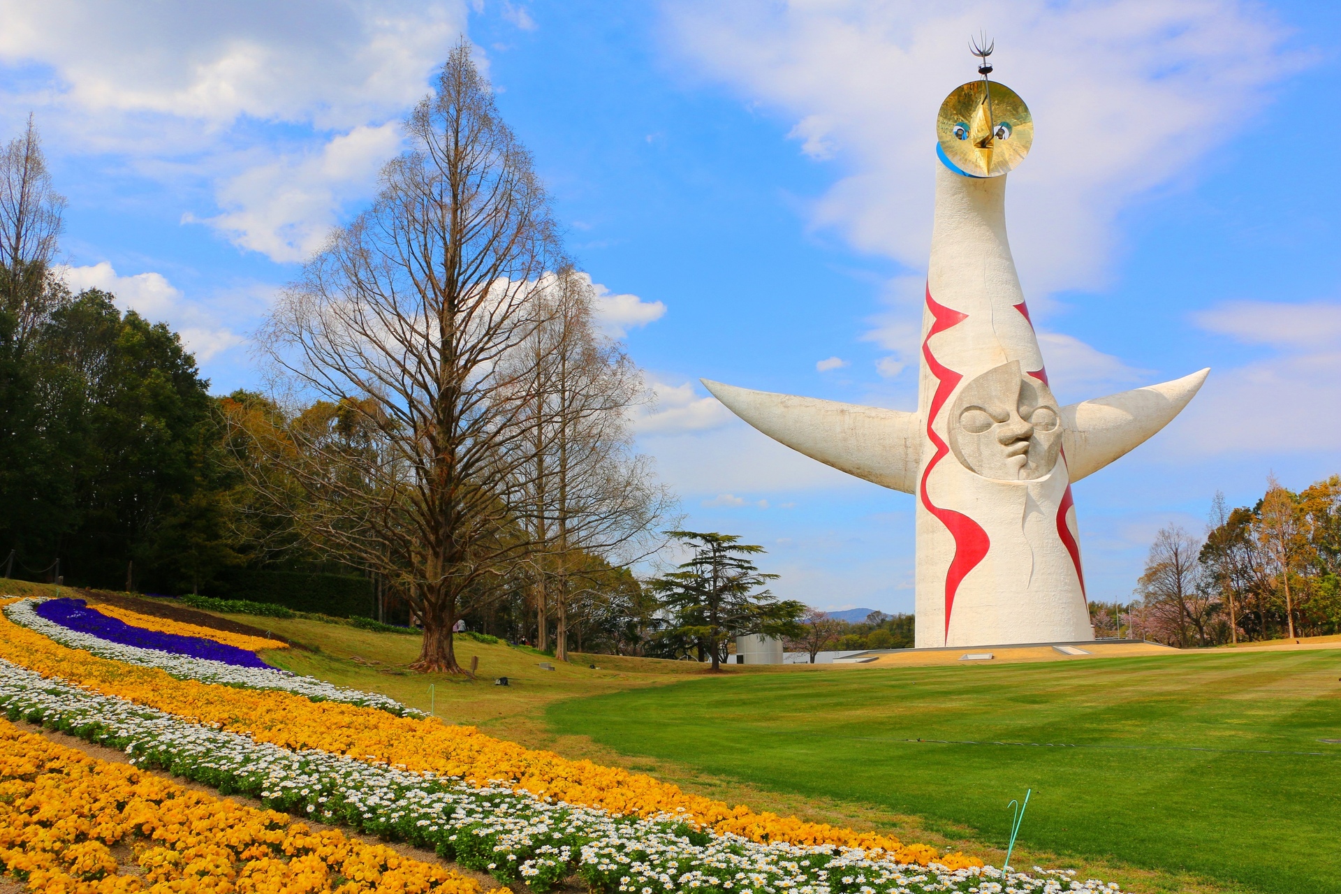 日本の風景 春の太陽の塔 壁紙19x1280 壁紙館