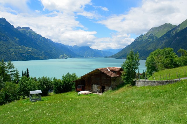 外国の風景 スイス ブリエンツ湖畔の風景 壁紙館