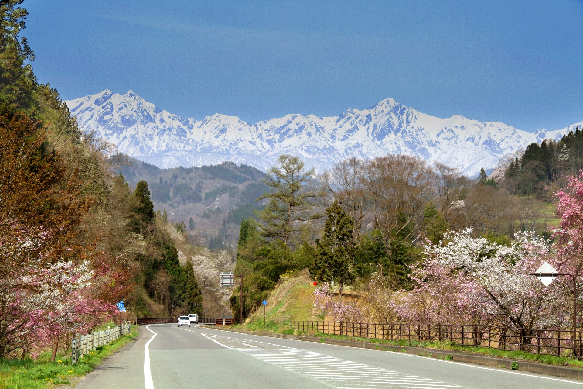 日本の風景 北アルプスが見える風景 壁紙19x1280 壁紙館