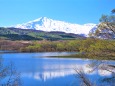 春の鳥海山