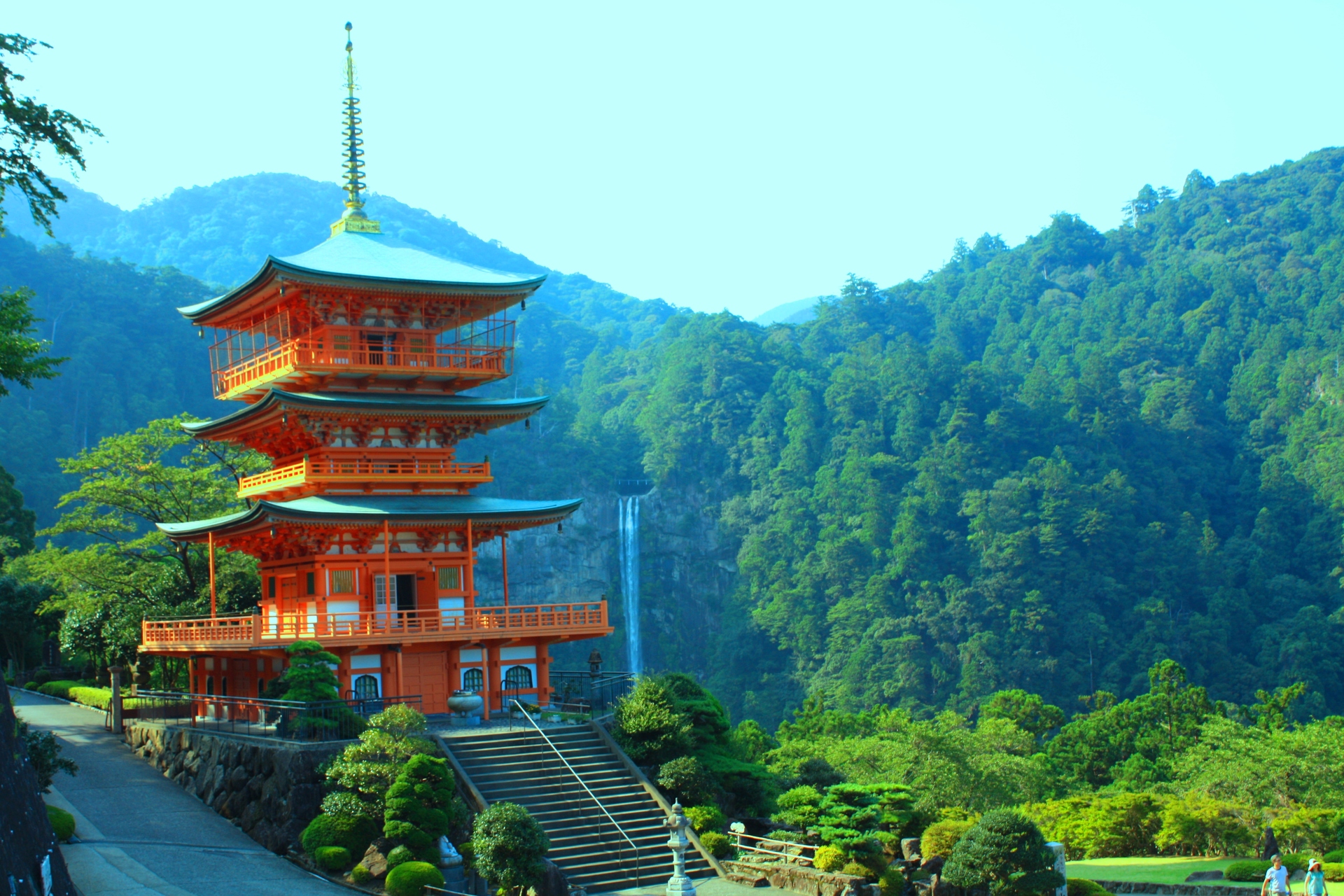 日本の風景 那智の滝 壁紙19x1280 壁紙館