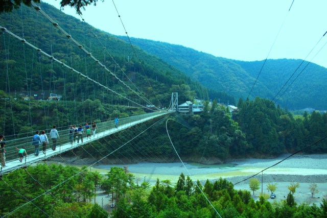 日本一のつり橋