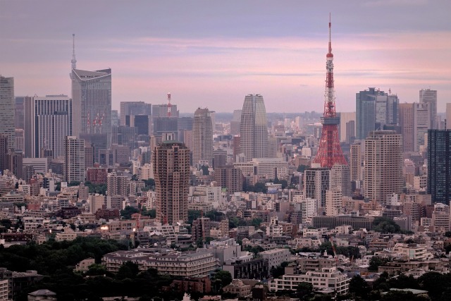 東京タワーの夕景