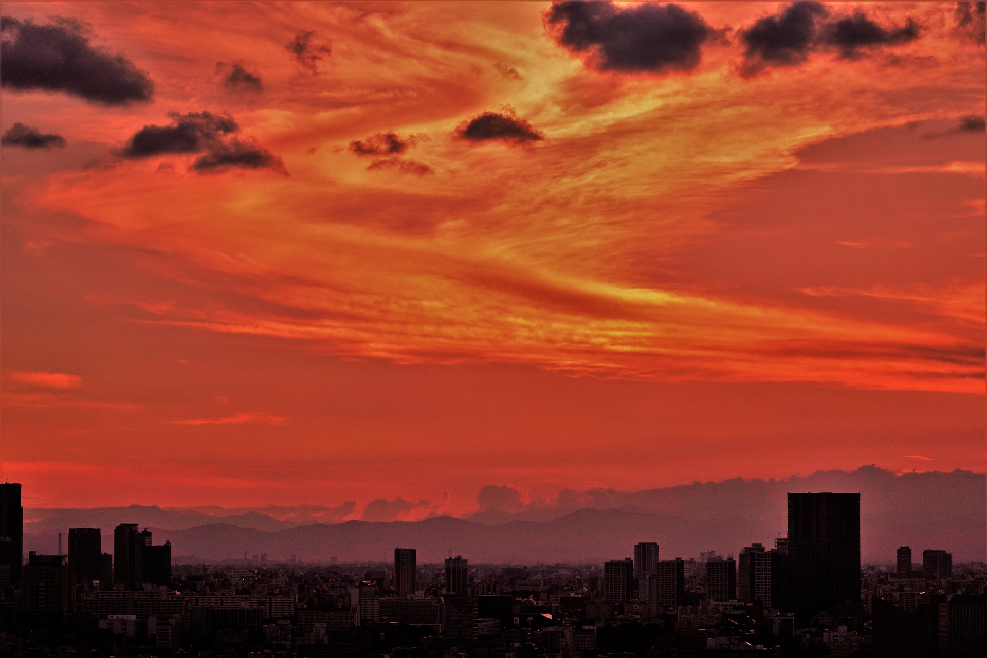 朝焼け 夕焼け 燃ゆる空 壁紙19x1280 壁紙館