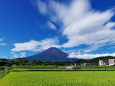 秋空と富士山