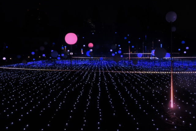 東京ミッドタウンのイルミ