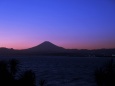 マジックアワーの富士山