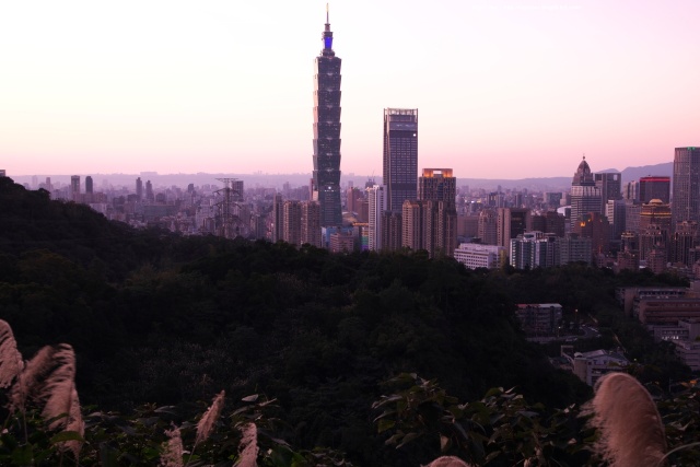 夕焼けの台湾