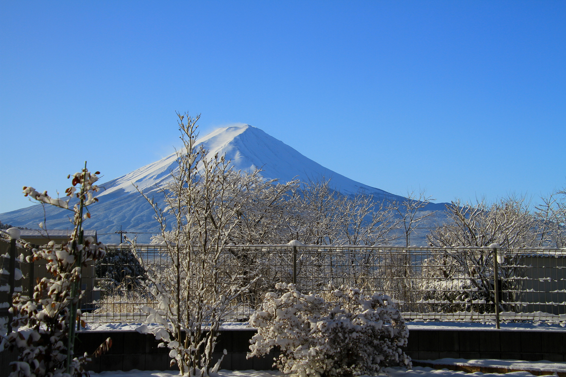 日本の風景 今朝の富士山雪景色 壁紙19x1280 壁紙館
