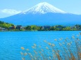 河口湖から富士山