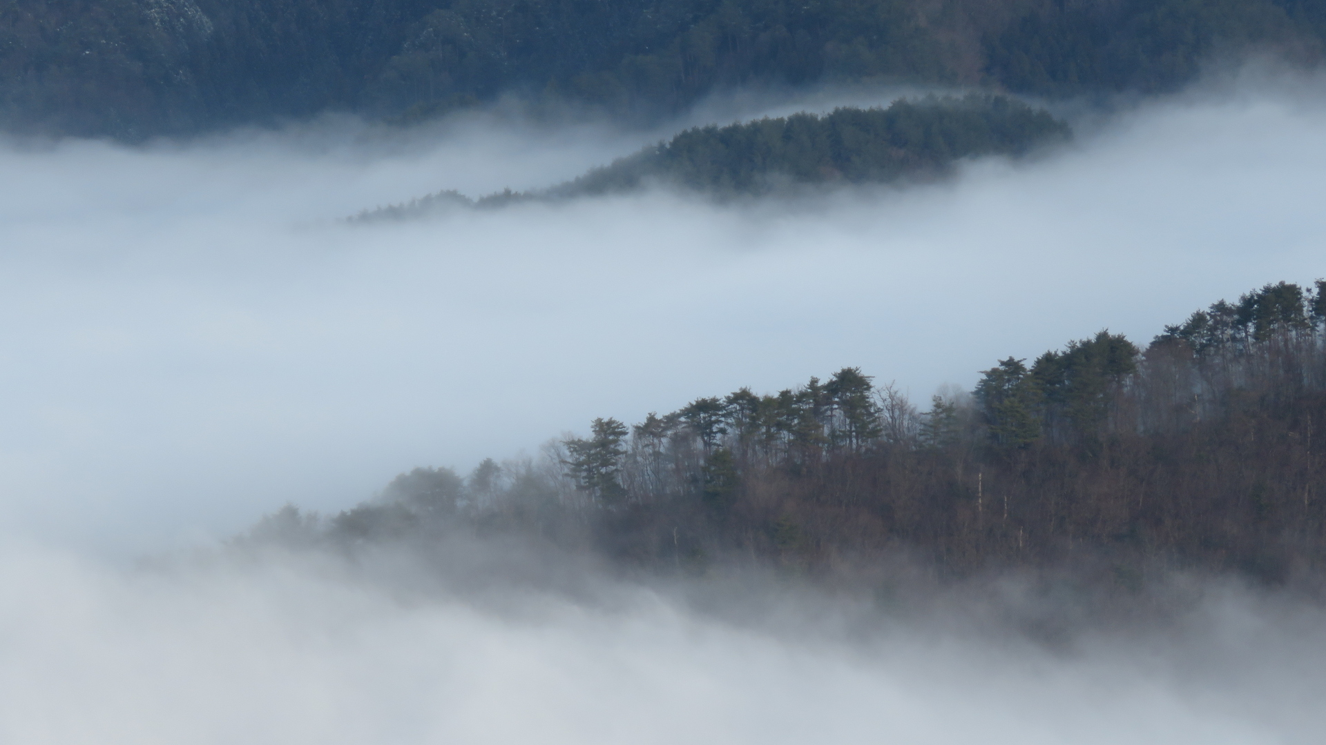 日本の風景 冬の雲海 壁紙19x1080 壁紙館