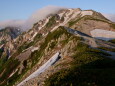 朝の白馬岳