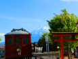 電車神社富士山
