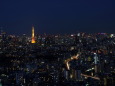 恵比寿から東京タワーを望む