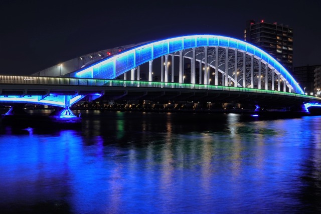 永代橋の夜景