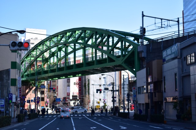 秋葉原付近の総武線鉄橋