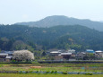 春霞の山里 村の桜