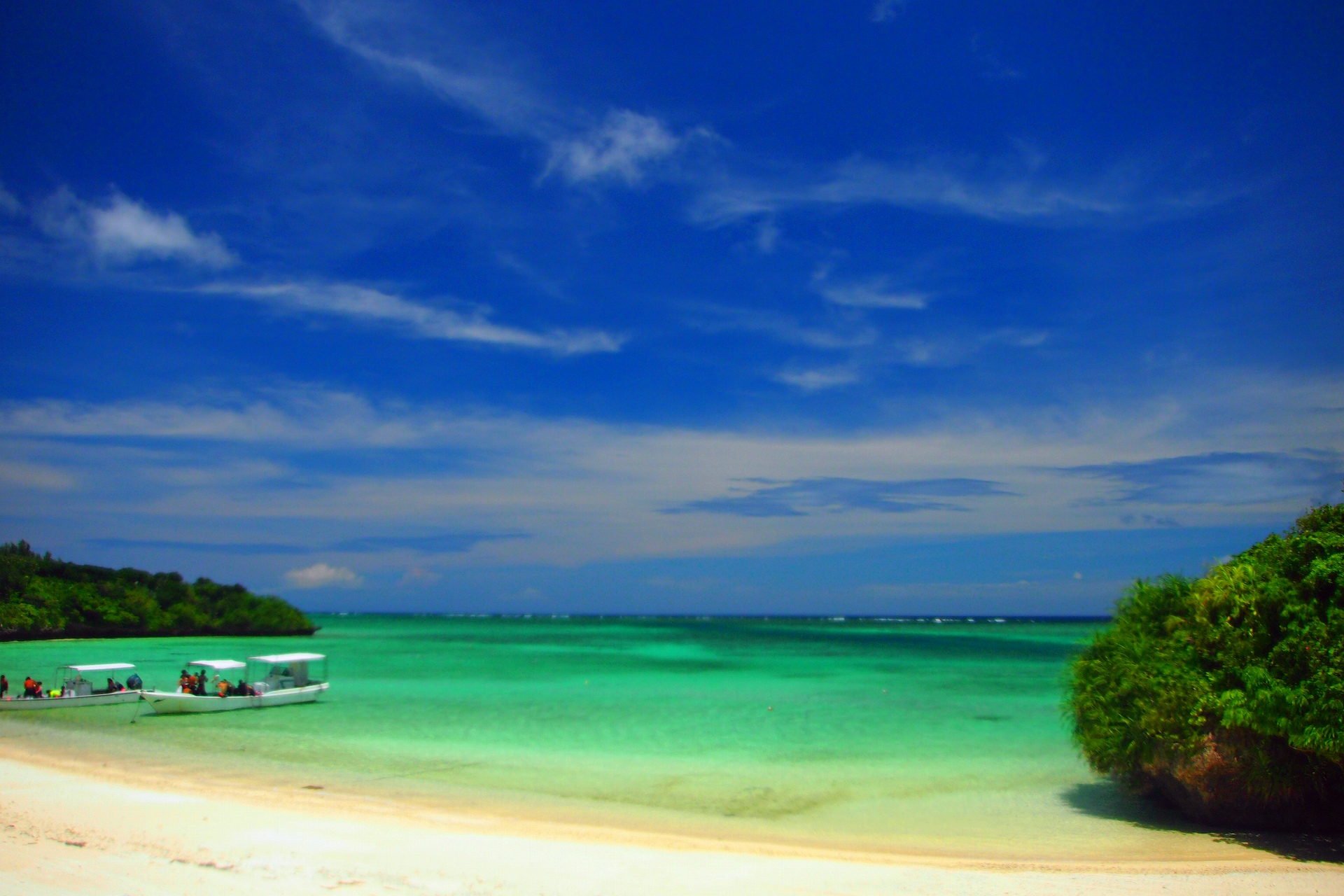 日本の風景 夏の川平湾 壁紙19x1280 壁紙館