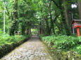 大神山神社 石畳の参道