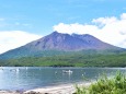 夏の日の桜島