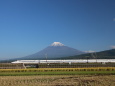 富士山と新幹線