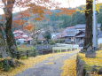 秋の田舎道