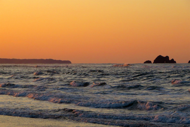 山陰海岸 冬の海 20 夕暮れ