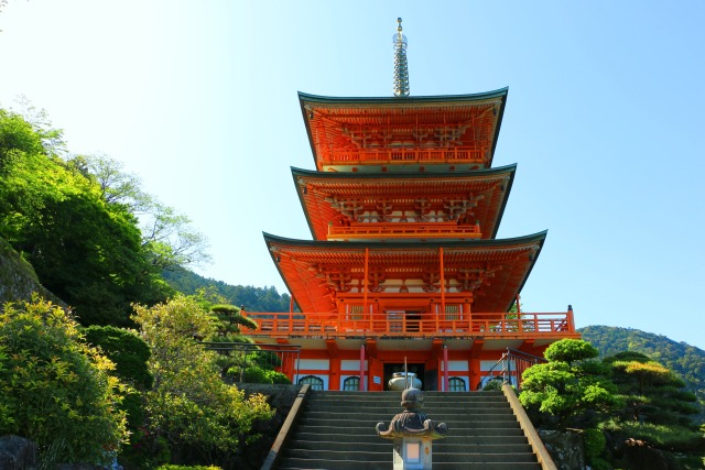 新緑の那智大社