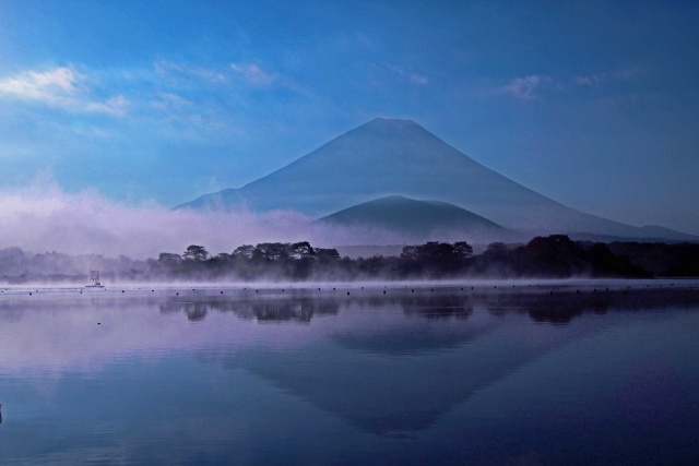 青の富士山