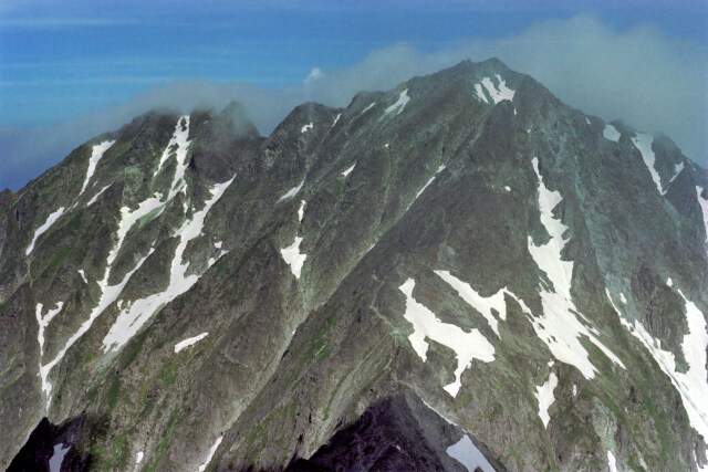 前穂高岳からの奥穂高岳～1975年