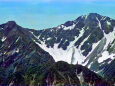 前穂高岳と奥穂高岳～1975年