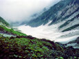 白馬大雪渓～1978年・2