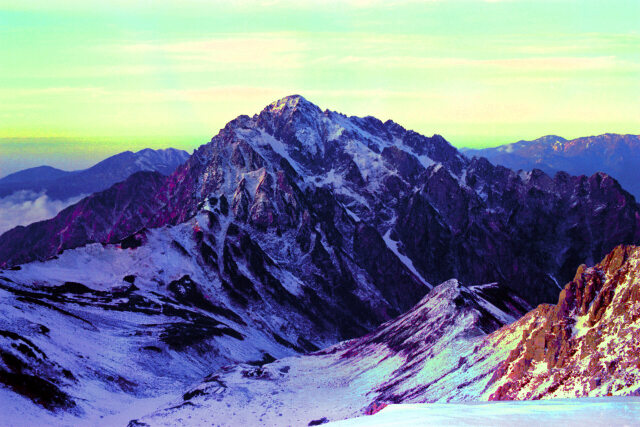 剱岳夕景～1975年